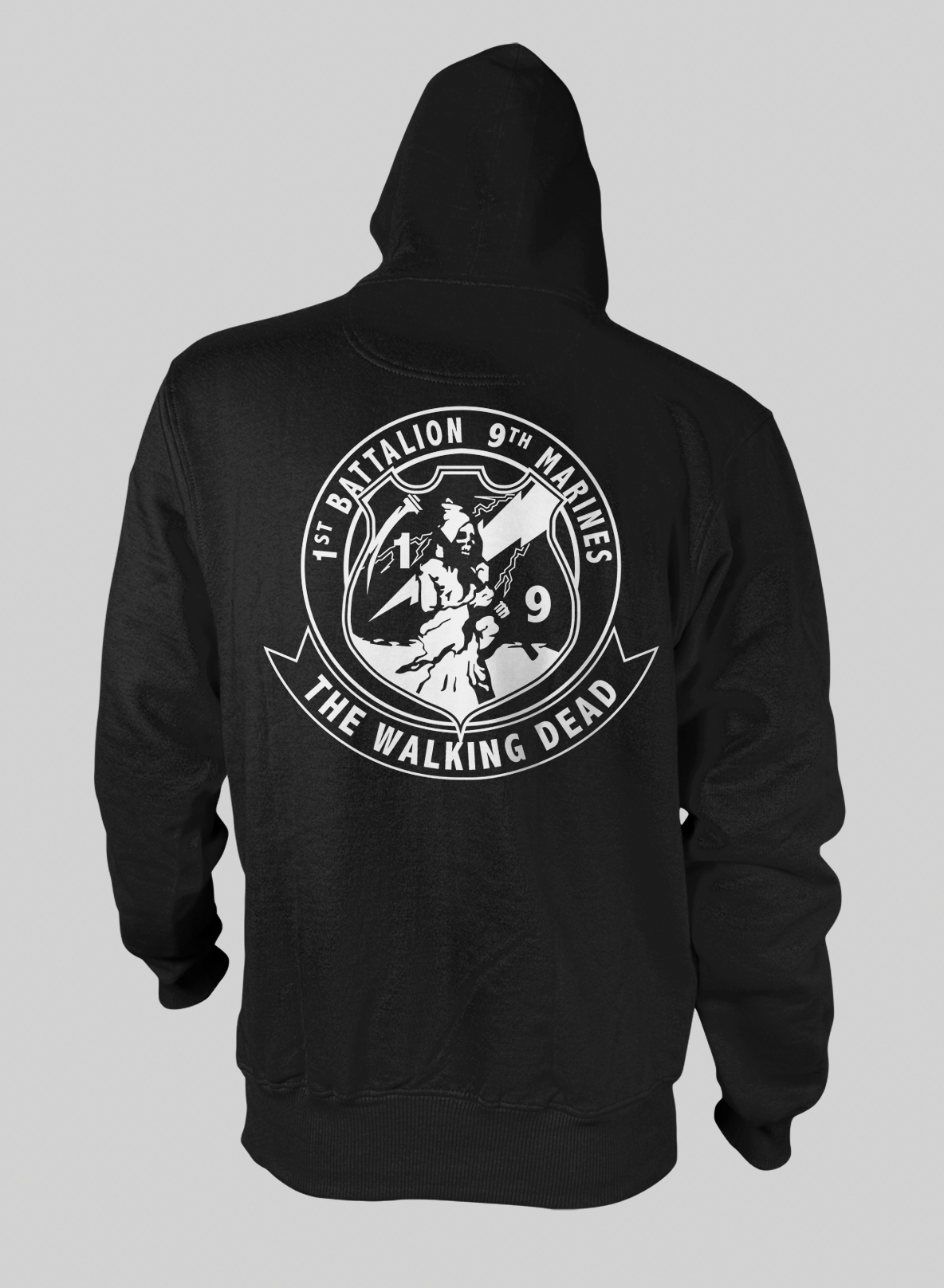 VR × MARINE HOODIE COL：BLACK Marine French Terry Hoodie - Black - Surfside Supply Co
